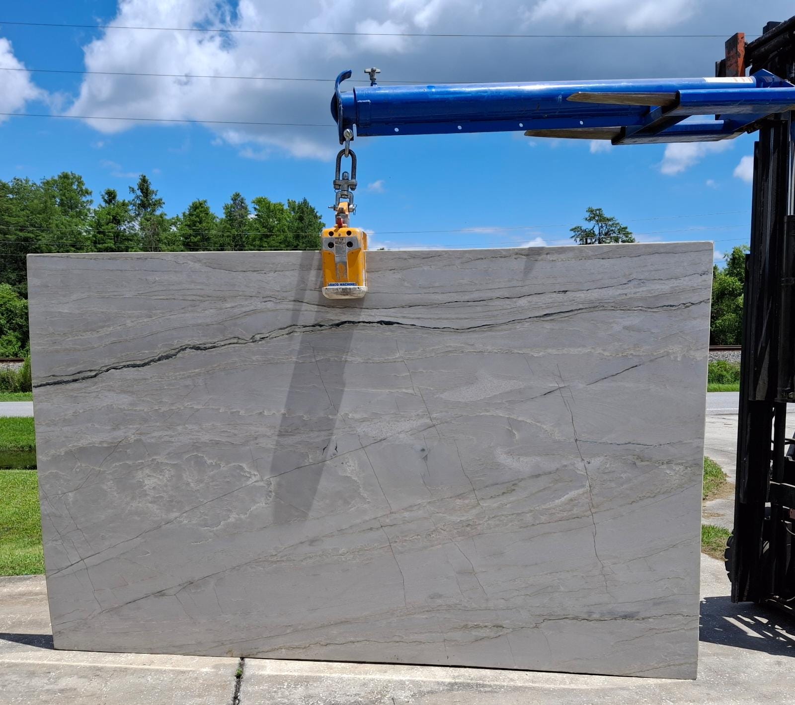 Monaco White slab sample